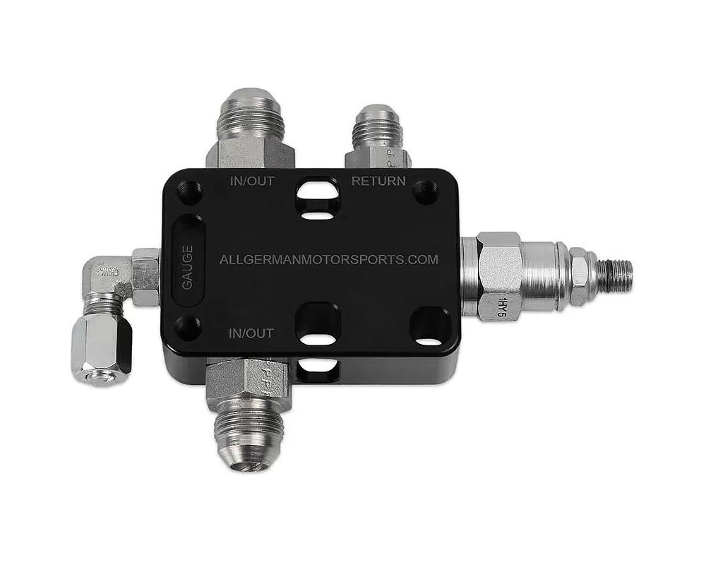 AGM Products Power Steering Pressure Relief Valve Assembly with 8an Supply Fittings - AGM-PRA-1000