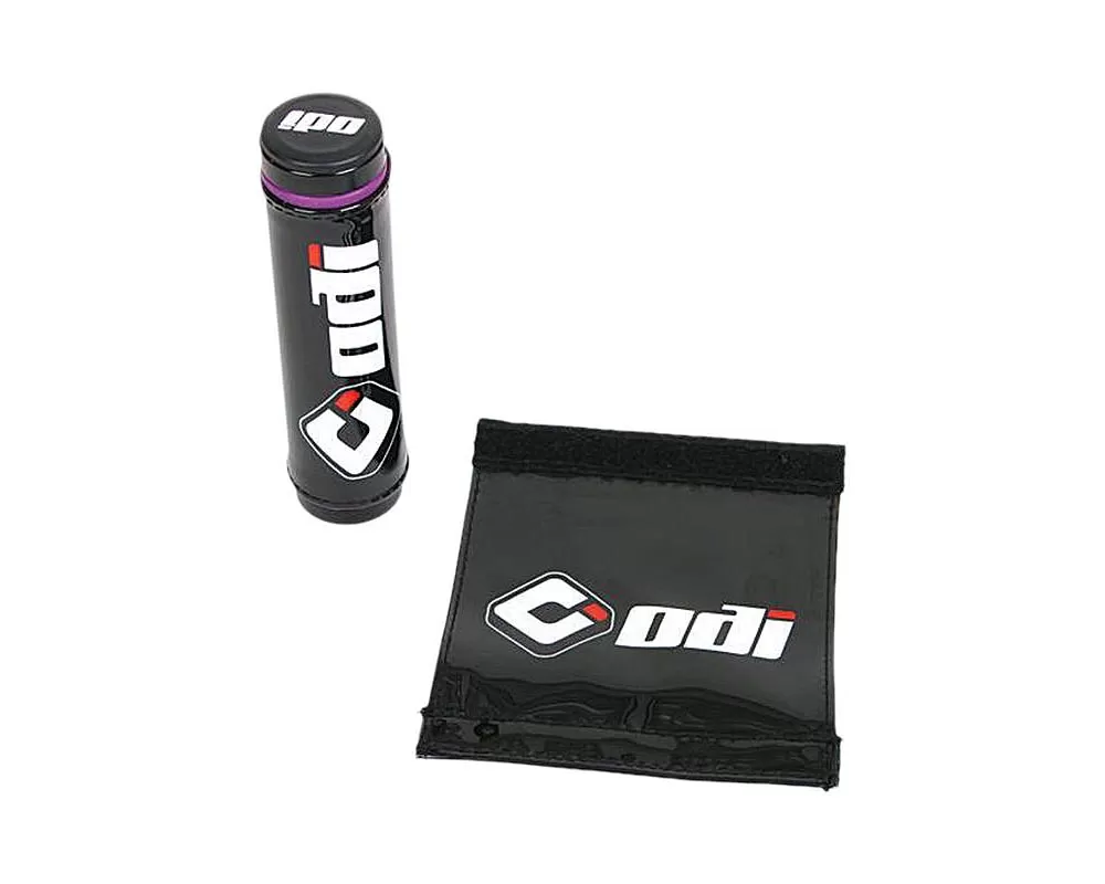 ODI Grip Covers Black W | Logo - G01GCB