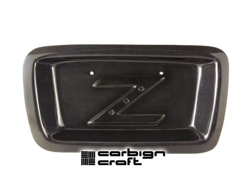 Carbign Craft Carbon Fiber License Plate Backing Nissan 350Z 03-08 - CBX-350LIC