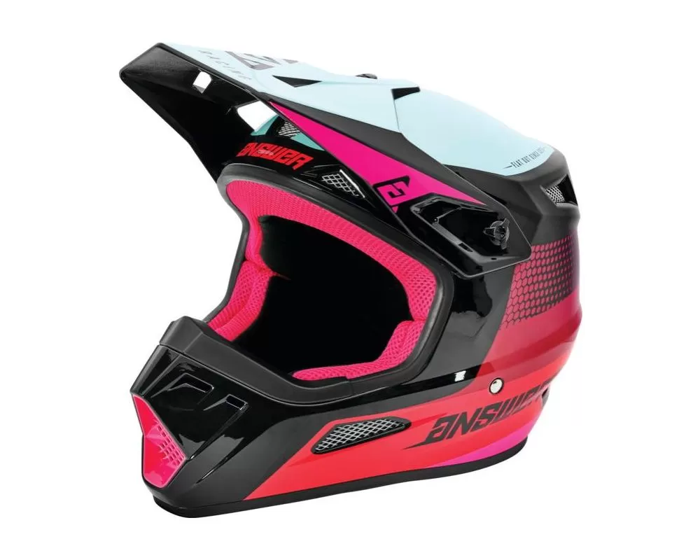 Answer Racing AR1 Swish Helmet Berry/Air Pink/Seafoam Medium - CLEARANCE - 0411-0628-6553