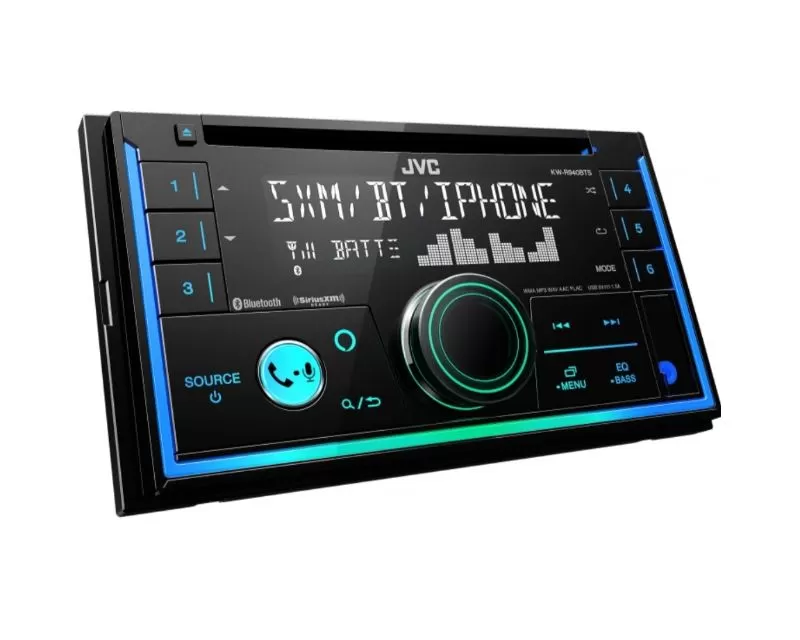 JVC Double DIN Receiver with Built-in Alexa - KW-R940BTS