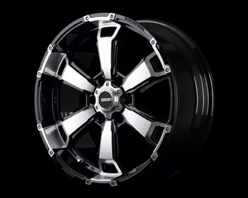 Team Daytona FDX G6 Wheel 20x8.5 6x139.7 22mm Black/Diamond Cut - WRFDXG6AV22KBAZ