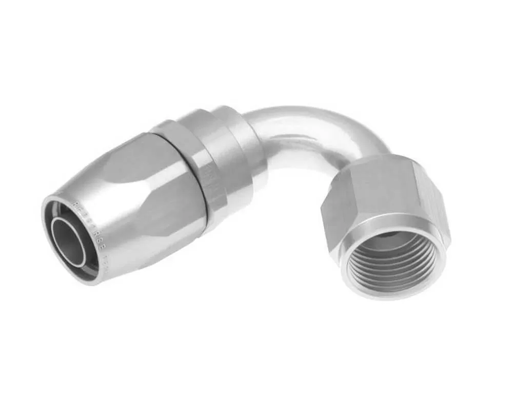 Redhorse Performance -04 120 Degree Double Swivel Hose End-Clear - 1120-04-5