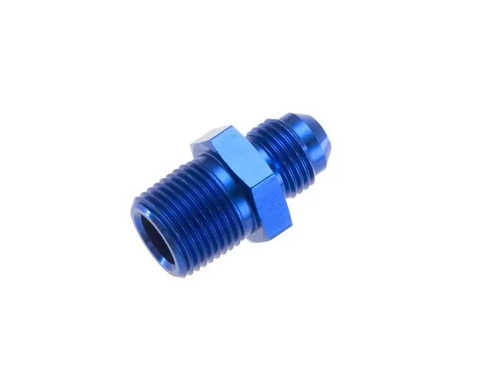 Redhorse Performance -03 Straight Male Adapter to -02 (1/8") NPT Male - Blue - 816-03-02-1