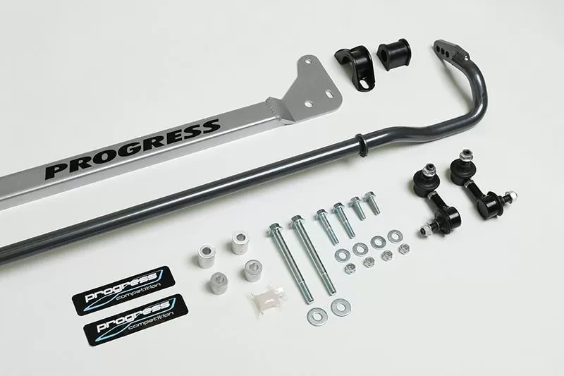 Progress Tech Rear Sway Bar (22mm - Adjustable) Including Bar Brace and Adjustable End Links Honda Civic 1996-2000 - 62.1042