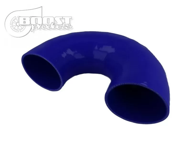 BOOST Products Silicone Elbow 180 Degrees, 80mm (3-1/8") ID, Blue - 3276000800