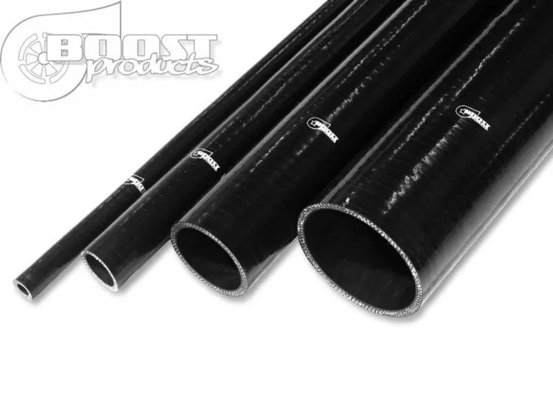 BOOST Products Silicone Hose 13mm (1/2') ID, 1m (3') Length, Black - 3250000130