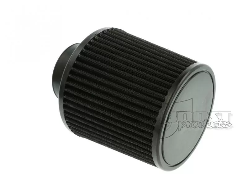 BOOST Products Universal Air Filter 63.5mm 2-1/2") ID Connection, 127mm (5") Length, Black - IN-LU-127-063