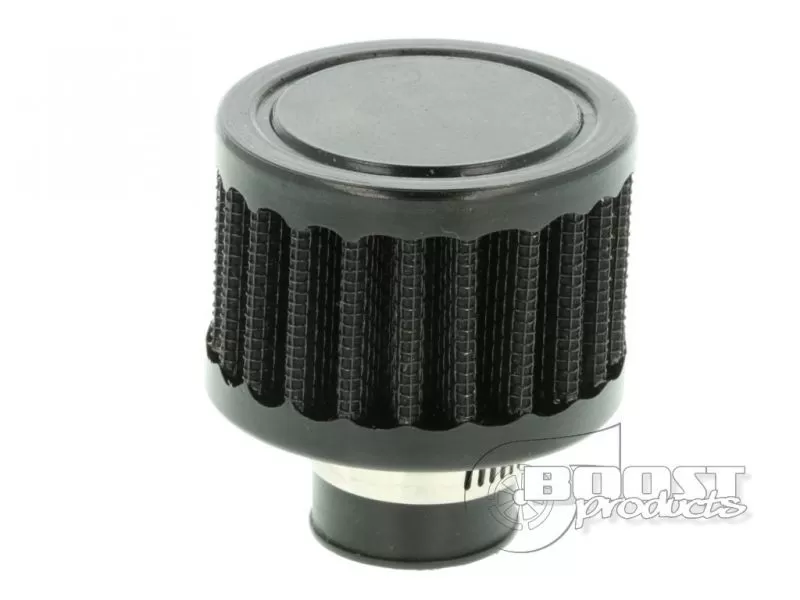 BOOST Products Crankcase Breather Filter with 19mm (3/4") ID Connection, Black - IN-LU-050-019