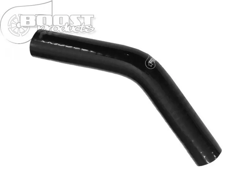 BOOST Products Silicone Elbow 45 Degrees, 8mm (5/16") ID, Black - 3253000080