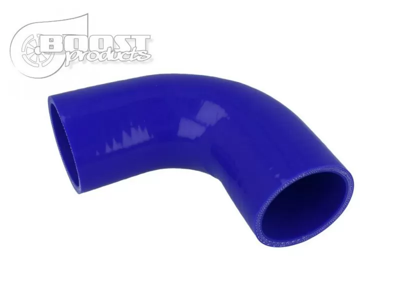 BOOST Products Silicone Elbow 90 Degrees, 8mm (5/16") ID, Blue - 3274000080