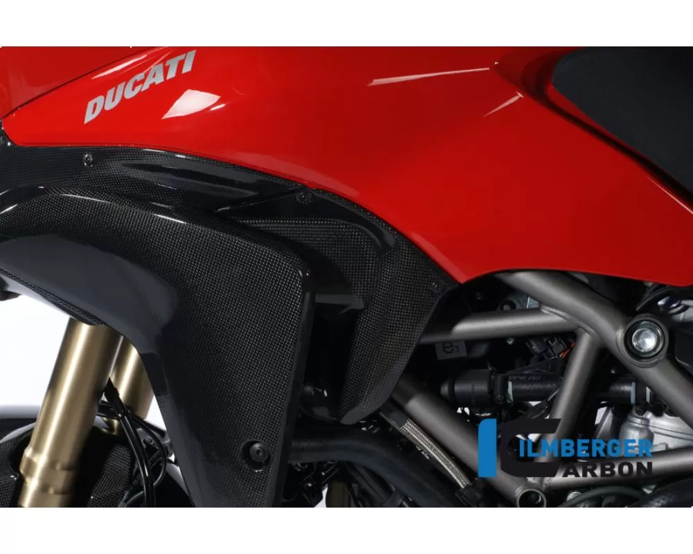 Ilmberger Left Tank Side Cover Wind Flap Carbon - Ducati Multistrada 1200 - LAL.010.MTS12.K