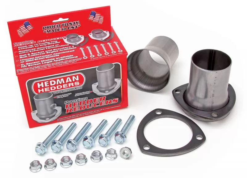 Hedman Hedders 2-1/2 in. Ball & Socket Style Header Reducers; 2 in. Exhaust System; Mild Steel - 21113