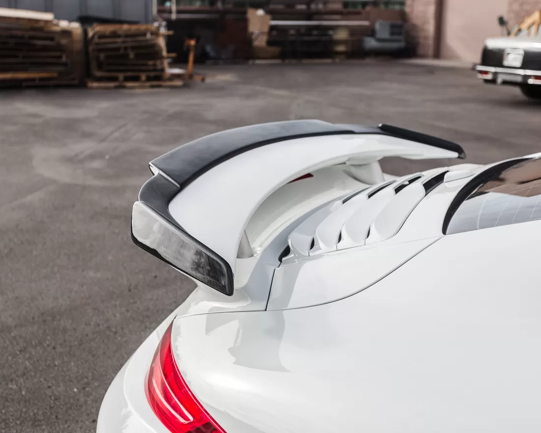 VR Aero Carbon Fiber Wing Lip Spoiler Porsche 991 Turbo | Turbo S - VR-991TT-610