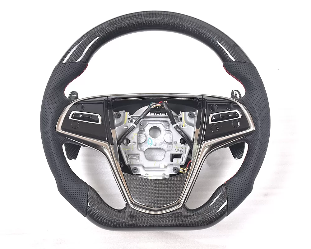 Cadillac CTS | ATS OEM Upgraded Customized Steering Wheel 2014-2020 - VR-CAD-CTS-1419-STRWHL