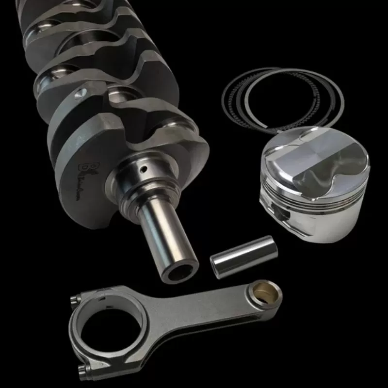 Brian Crower Stroker Kit 100mm Billet Crank with 50mm Mains ProH2K Rods 5.635 Inch Cust Pistons Honda H22 - BC0037