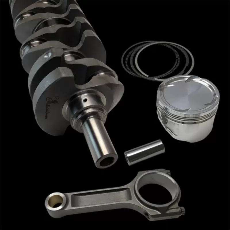 Brian Crower Stroker Kit 7-Bolt Blk 102mm Crank I-Beam with ARP2000 5.906 Inch Cust Pistons Mitsubishi 4G63 - BC0119
