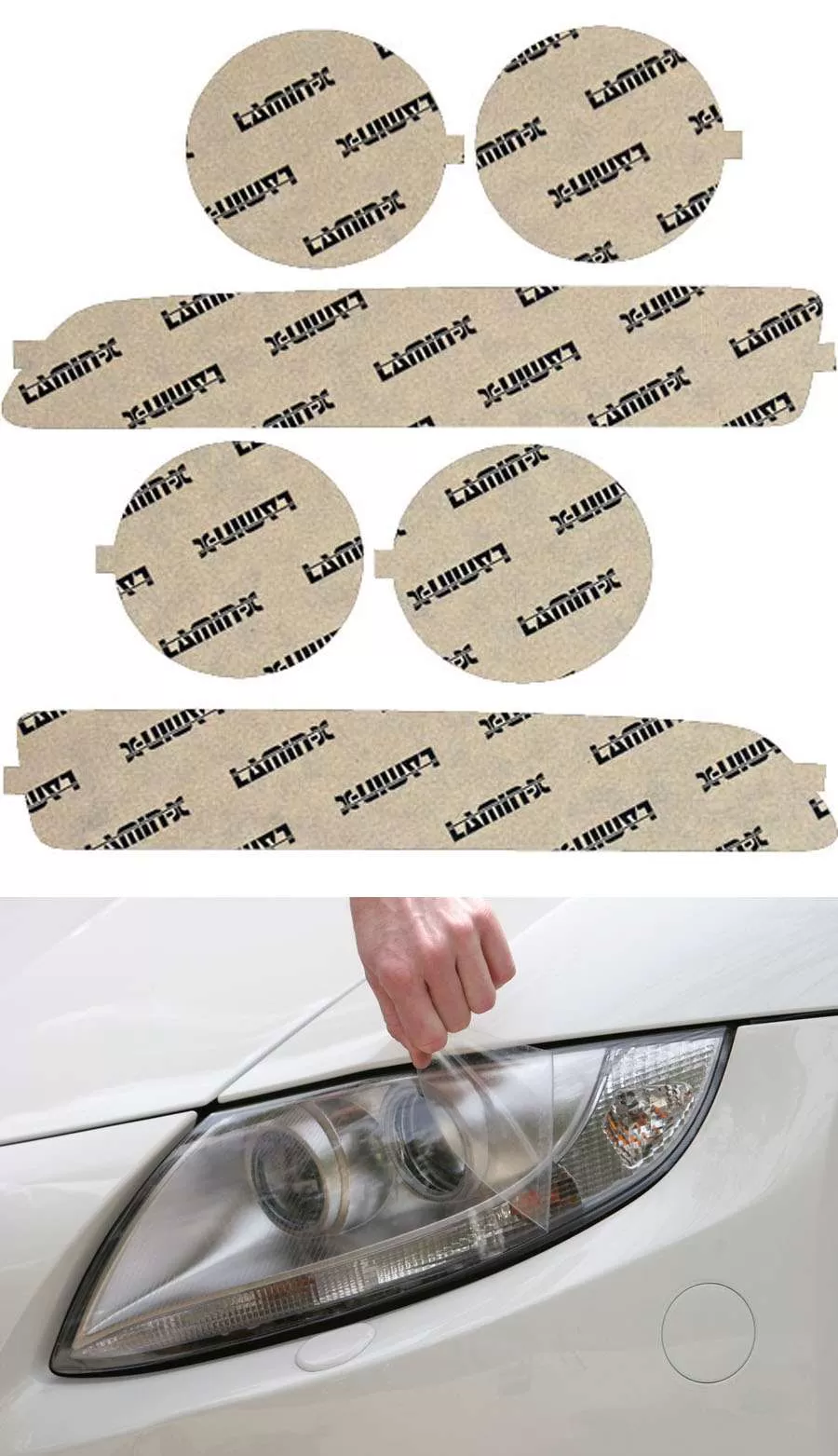 Lamin-X Acura Integra 1994-1997 Clear Headlight Covers - AC008CL