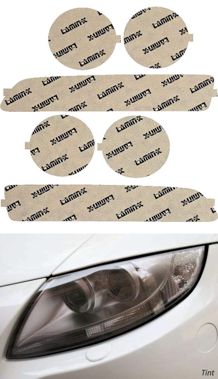 Lamin-X Acura Integra 1994-1997 Tint Headlight Covers - AC008T