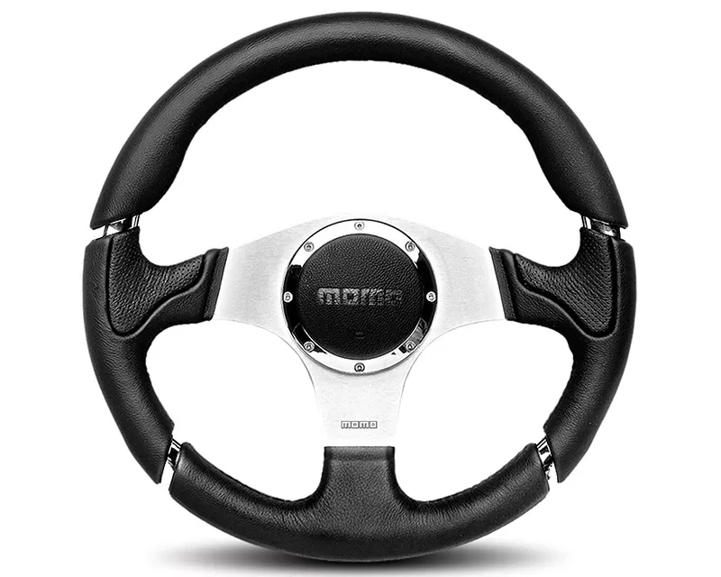 MOMO Millenium Black Leather Steering Wheel - MIL35BK1P