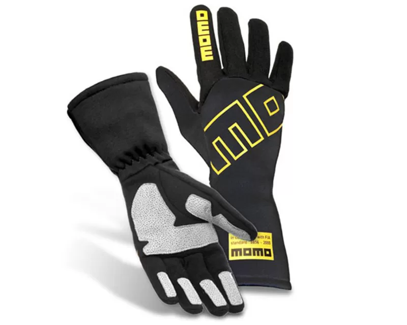 MOMO Pro Racer Club Black Racing Glove Size 11 - R527NN11