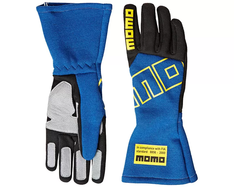 MOMO Pro Racer Club Blue Racing Glove Size 11 - R527BN11