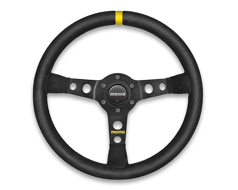 MOMO MOD.07 Black Suede Steering Wheel - R1905/35S