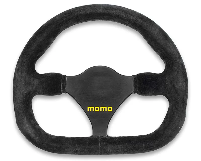 MOMO MOD.27 290mm Black Suede Steering Wheel - R1925/29S