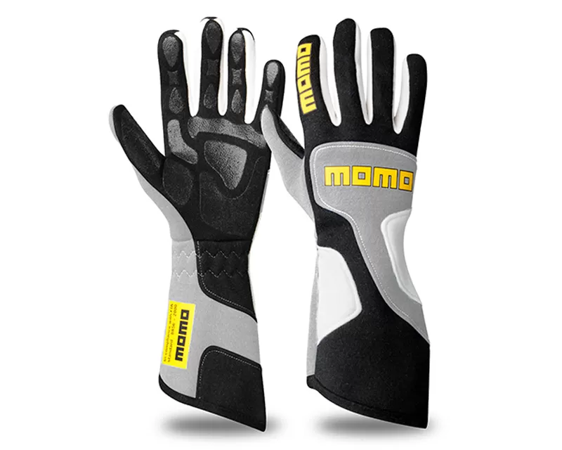 MOMO Xtreme Pro Grey Racing Glove Size 09 - R530GN09