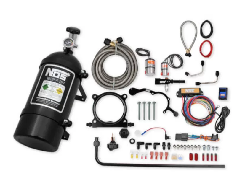 NOS/Nitrous Oxide System - Full Kit (Black) Ford Mustang GT 5.0L V8 2015-2022 - 02126BNOS