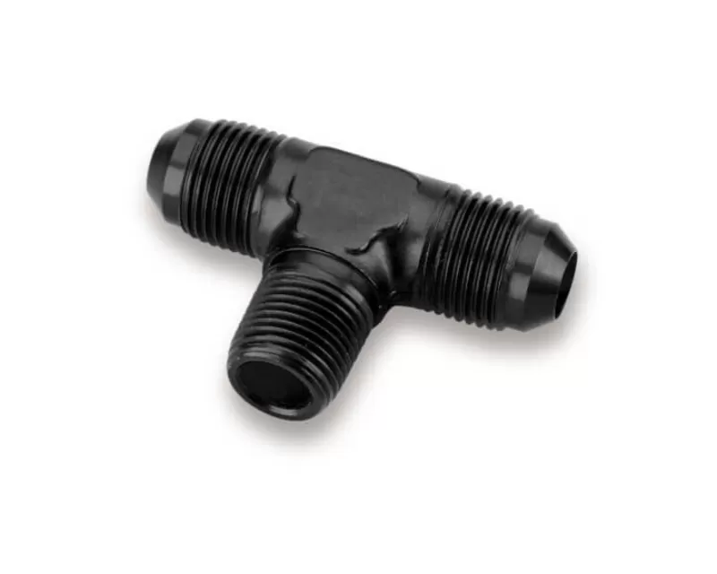 NOS/Nitrous Oxide System -3AN TEE TO 1/8 NPT ON BRANCH, BLACK - 17249NOS