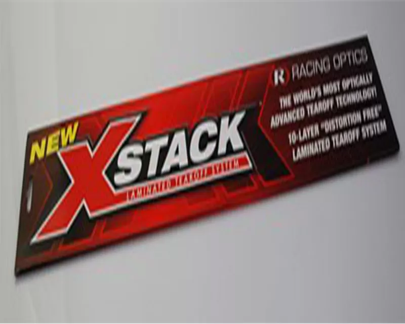 Bell Racing Racing Optics 2mm SE07 X Stack Tear-Offs - 10 Pack - 10237C