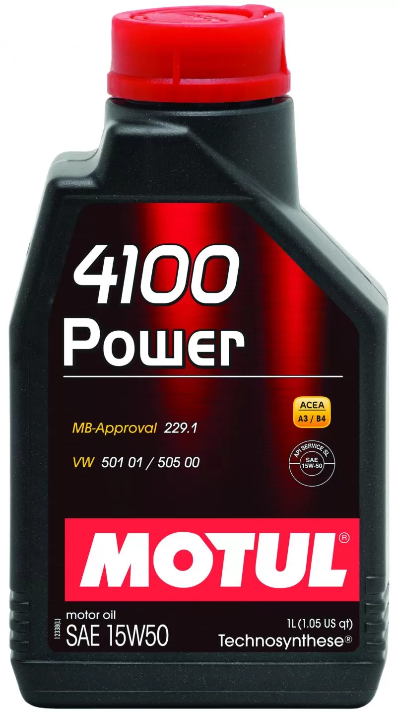 Motul 4100 POWER 15W50 - 1L - Technosynthese Oil - 102773