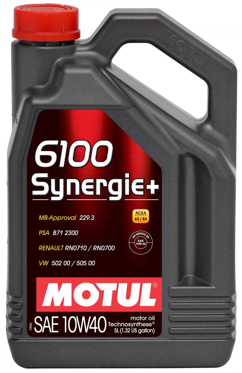 Motul 6100 SYNERGIE+ 10W40 - 5L - Technosynthese Oil - 108647