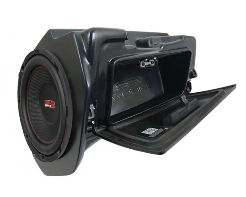SSV Works 10 Inch Amplified Weather Proof Glove Box SubWoofer Polaris RZR 1000 2019 - WP-RZ4GBS10