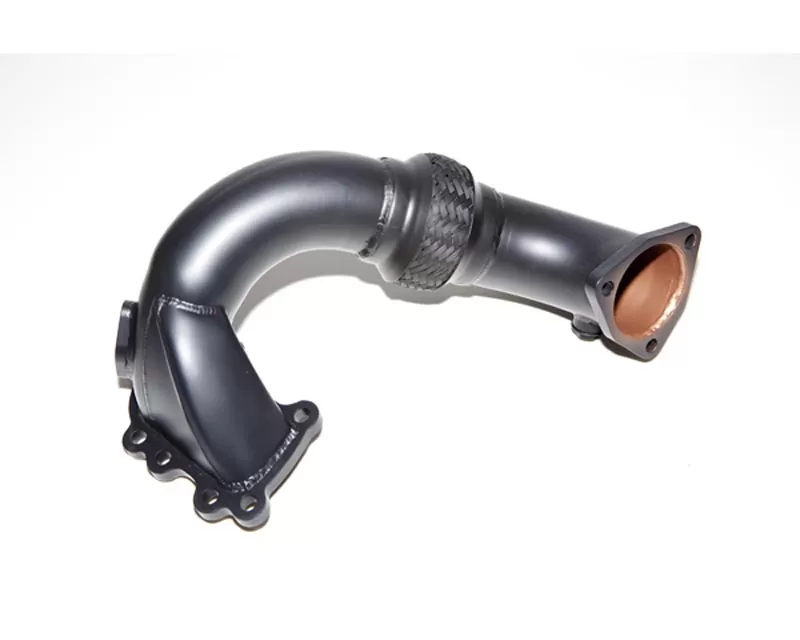 Berk Technology Black Ceramic Coated Gen 2 3 inch Race Downpipe with Flex Section and Wideband O2 Toyota MR2 Turbo JDM 90-93 - BT1075-WB-HPC