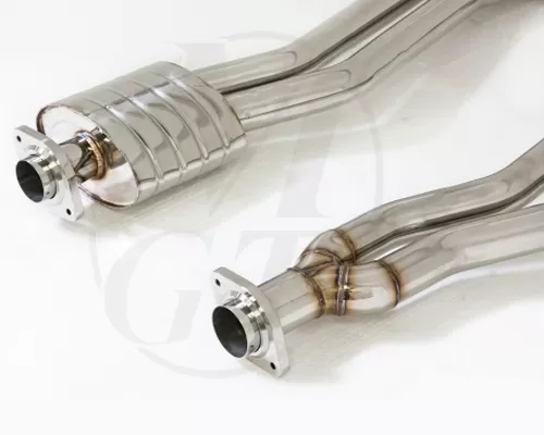 Meisterschaft Stainless Section 1 Piping without resonator Delete PipesBMW 128i E82 08-13 - BM0103004