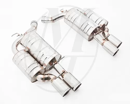 Meisterschaft Stainless GTS Ultimate Axle Back Muffler 4x90mm Tips BMW M6 Coupe / Convertible 05-10 - BM1411505