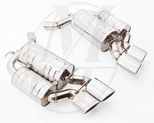 Meisterschaft Stainless GTS Ultimate Axle Back Muffler 4x120x80mm Tips BMW M6 Coupe / Convertible 05-10 - BM1411518