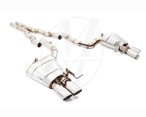 Meisterschaft Stainless GTS Ultimate Axle Back Muffler 4x90mm Tips BMW 650i Coupe / Convertible 12-15 - BM1521505