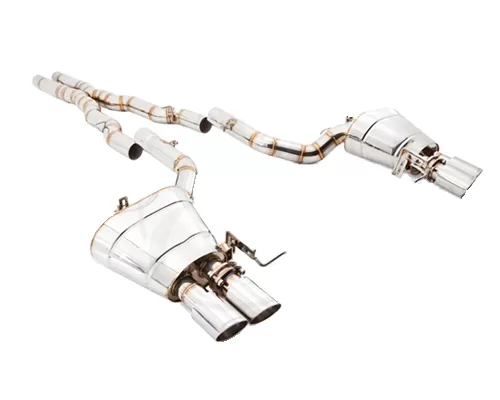 Meisterschaft Stainless GTS Ultimate Axle Back Muffler System 4x90mm Tips BMW 650i | 650xi Gran Coupe F06 13-15 - BM2521505