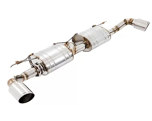 Meisterschaft Stainless GTS Ultimate Axle Back Muffler System 4x102mm Tips BMW X5 3.5i N55 F15 14-15 - BM3011506