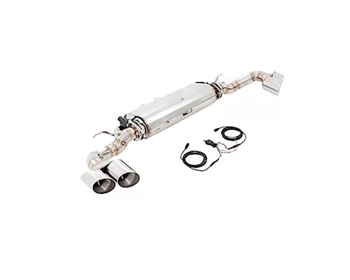 Meisterschaft Stainless GTC Ultimate Axle Back Muffler System 4x102mm Tips BMW X5 5.0i N63 F15 14-15 - BM3021606