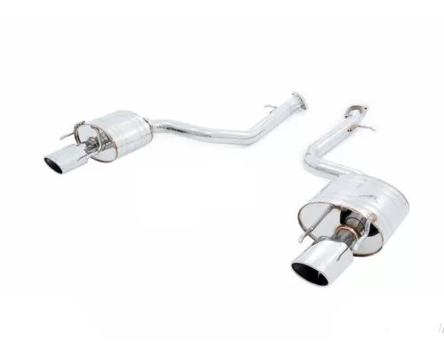 Meisterschaft Stainless Steel GTS Ultimate Sport Performance Exhaust System with 2x120x80mm Oval Split Tips Lexus IS350 | 250 | 350F Sport RWD 14-15 - LE0411531