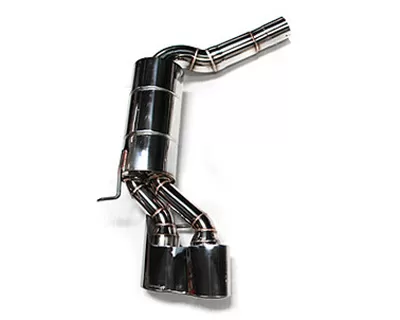 Meisterschaft Stainless HP Touring Exhaust 2x120x80mm Tips Mercedes-Benz C32 AMG 3.2L 01-04 - ME0121131