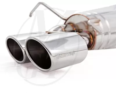 Meisterschaft Stainless GT Racing Exhaust 2x83mm Tips Mercedes-Benz C250 Coupe 1.8L Turbo 12-15 - ME0231201