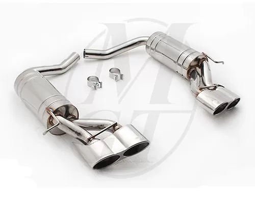 Meisterschaft Stainless GT Racing Exhaust 4x120x80mm Connected Oval Tips Mercedes-Benz CLS550 V8 07-10 - ME1111217