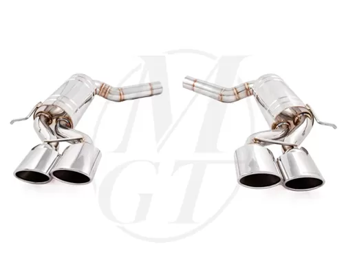 Meisterschaft Stainless GT Racing Exhaust 4x120x80mm Connected Oval Tips Mercedes-Benz CLS55 AMG 5.5L 05-06 - ME1121217