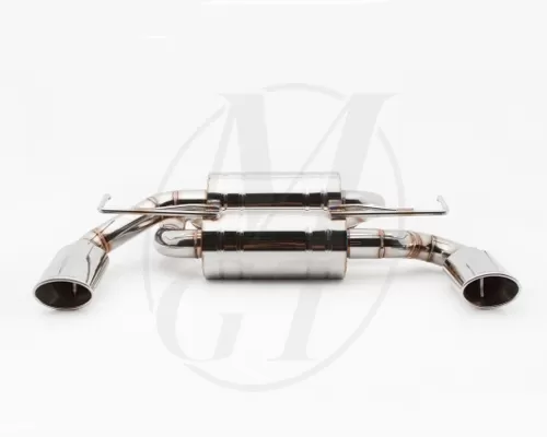 Meisterschaft Stainless GTS Ultimate Exhaust 2x120x80mm Infiniti G37 Coupe / Convertible 08+ - NI0411516