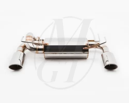 Meisterschaft Stainless GTS Ultimate Exhaust 2x120x80mm Nissan 350Z Coupe / Convertible VVEL 07-08 - NI0311516